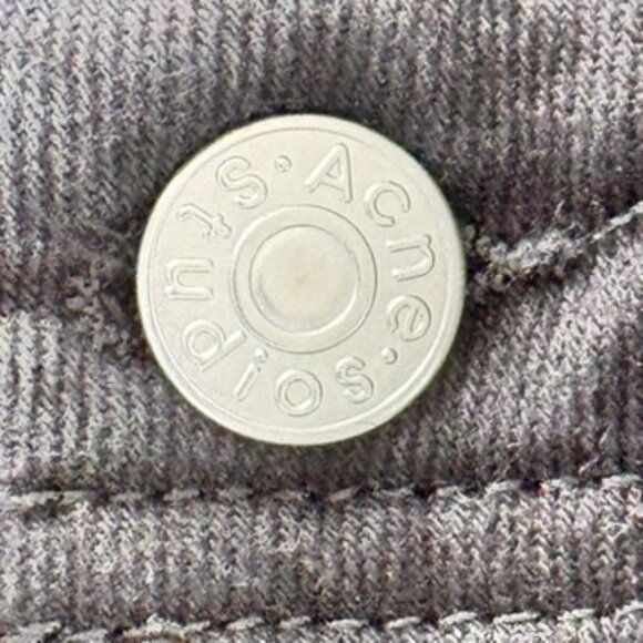 Acne Studios Bla Konst Peg Jeans Black - Picture 9 of 10